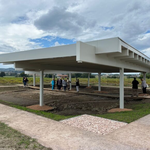 Area archeologica di Claterna. Inaugurazione della nuova copertura della Domus dei Mosaici